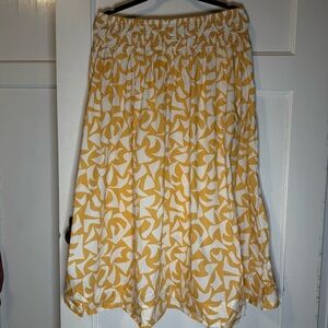 Marine Layer Bea Poplin Midi Skirt